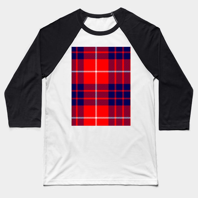 Clan Hamilton Tartan Baseball T-Shirt by All Scots!